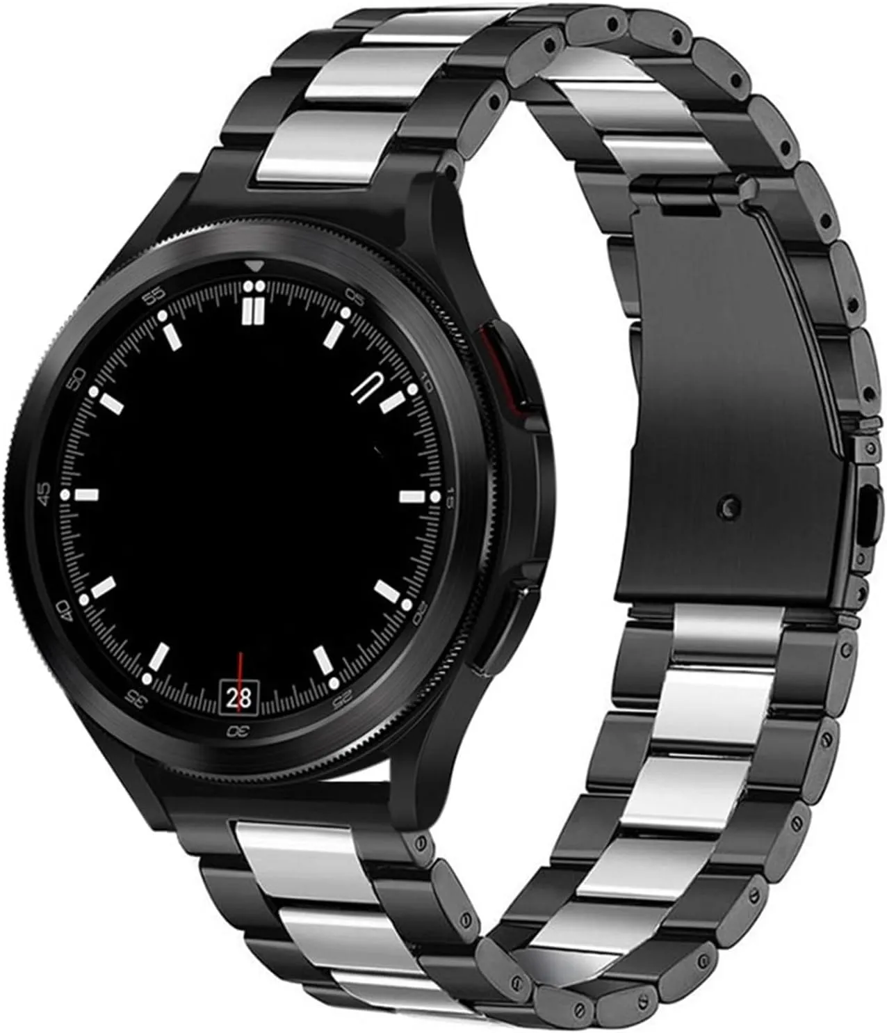 Traditional Or Smart Watch Replacement Strap Watch Accessories Quick chronicle unadorned Release Stainless Steel Watch Band 20mm Unisex Metal Watch Band For 