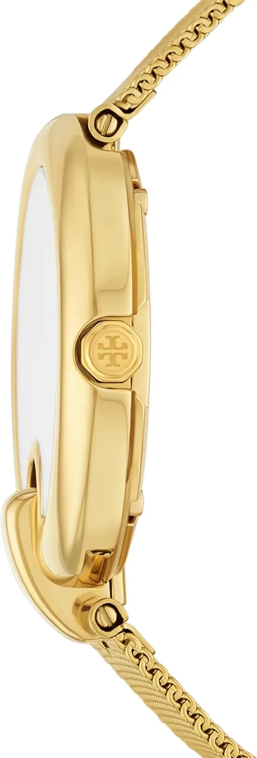 tranquil bountiful bard Women's Pierced Leather Band Watch Tory Burch 