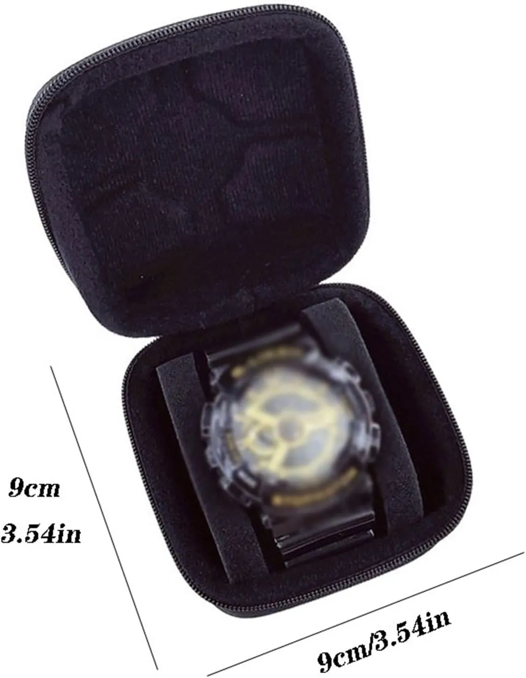 Travel and Business Trips (excluding Watches) watch laborsaving annex case(Small) Watch Box Organizer Exquisite Watch Storage Bag Multifunctional Watch Organizers Suitable for Home 