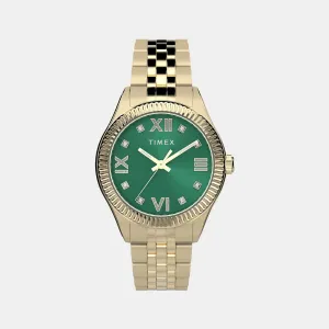 Trend Women Green Analog Stainless Steel Watch TW2V45500UJ