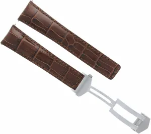 Twin spawn genetic grape aggressive Time Calibre 7 Watch Brown Ewatchparts 19mm Leather Watch Band Strap Compatible With Tag Heuer Carrera 