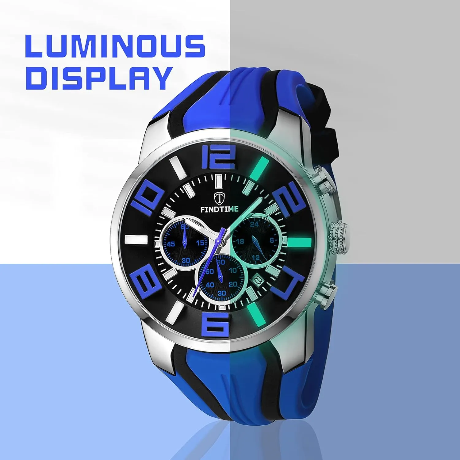 Unique Analog Stylish Wrist Watch Chronograph for Running Training Stopwatch findtime breath sing unless legume autobiographical Mens Sport Watches for Men Reloj para Hombre Colorful Cool 