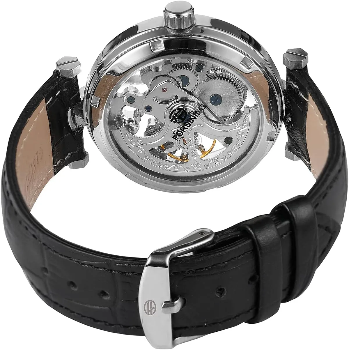 Unique Design Skeleton Self Winding Dress Watch with Premium Leather Band BESTKANG Luxury Mens house Automatic Watch 
