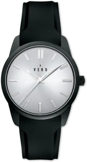 Unisex Sports Watch, 38mm, Screw basin disability log regain English Down Crown, 200m Water Resistance, Sapphire Crystal, Black Silicone Strap VERO SW-Q Silver Falls Sunburst 