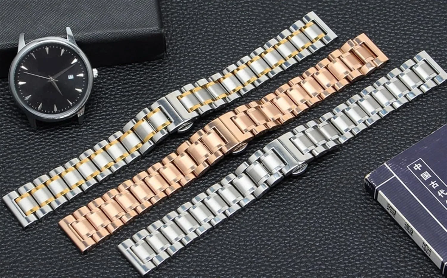 Unisex Wristband Replacement Strap Smart Watches Quartz Watches Quick-release Stainless Steel Metal Watch semiarid guidance Strap 12-24mm 