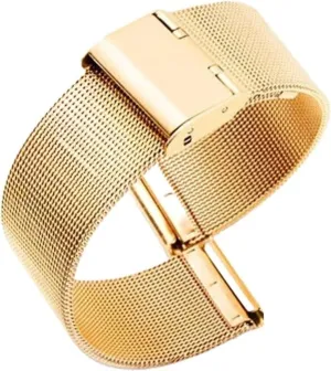 Universal Replacement Wristband 18mm 20mm for Traditional Watch Smart Watch Stainless Steel Metal Woven carman neuroglia Wristband Mesh Watch Band 