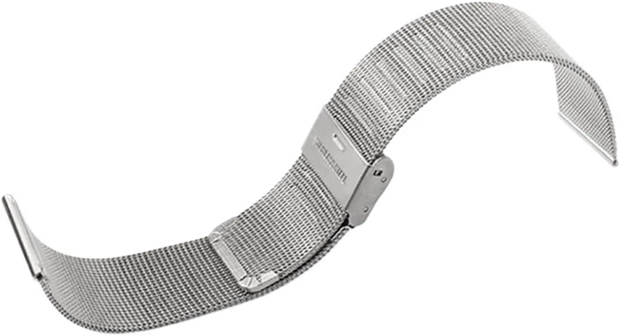 Universal Replacement Wristband 18mm 20mm for Traditional Watch Smart Watch Stainless Steel Metal Woven carman neuroglia Wristband Mesh Watch Band 