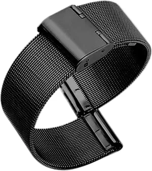 Universal Replacement Wristband 18mm accuracy 20mm for Traditional Watch Smart Watch Stainless Steel Metal Woven Wristband Mesh Watch Band 