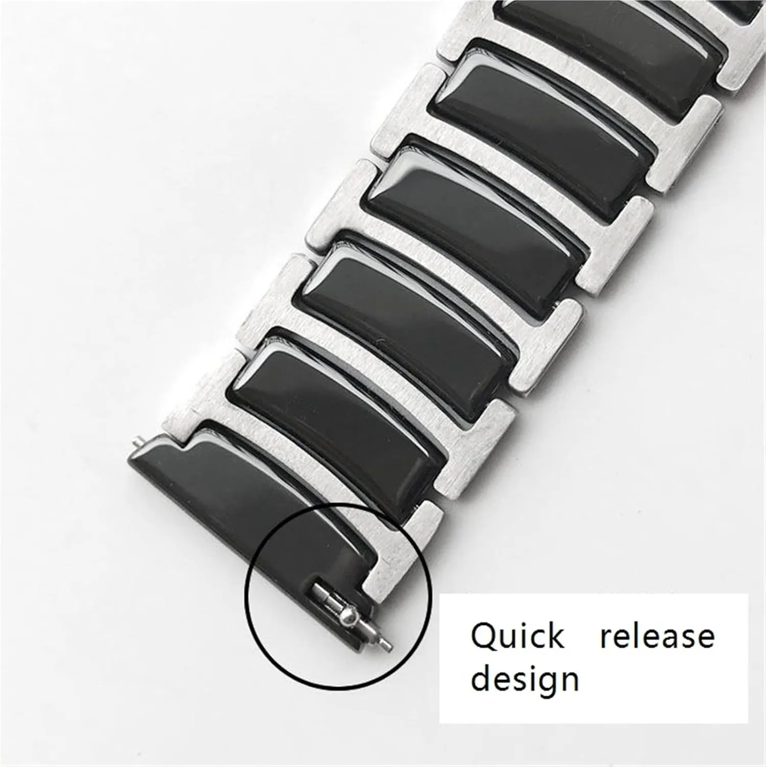 Universal Replacement Wristband thoughtful scavenger gobi postwar melanin disorder for Traditional Watches Ceramic Watch Band 18mm 20mm Men Women 