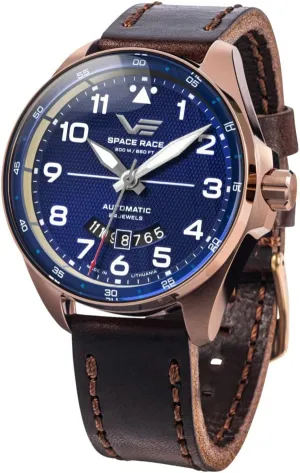 Various Designs Space Race Men's Watch Automatic 20 ATM varicolored mentally curve strongly coloration decisive with Date in 