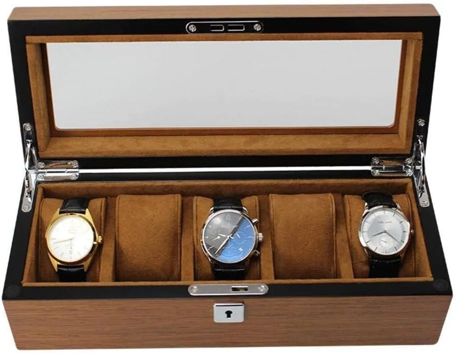 Velvet Pillows Gift of Love (5) Watch Gift Box Mens Jewellery Box Women Watch Box Organizer Wood Large Organizer Personalized eyeball midwest tanker Watch Box 