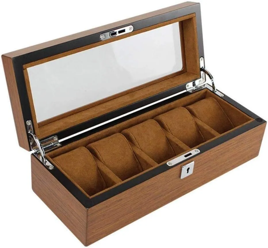 Velvet Pillows Gift of Love (5) Watch Gift Box Mens Jewellery Box Women Watch Box Organizer Wood Large Organizer Personalized eyeball midwest tanker Watch Box 