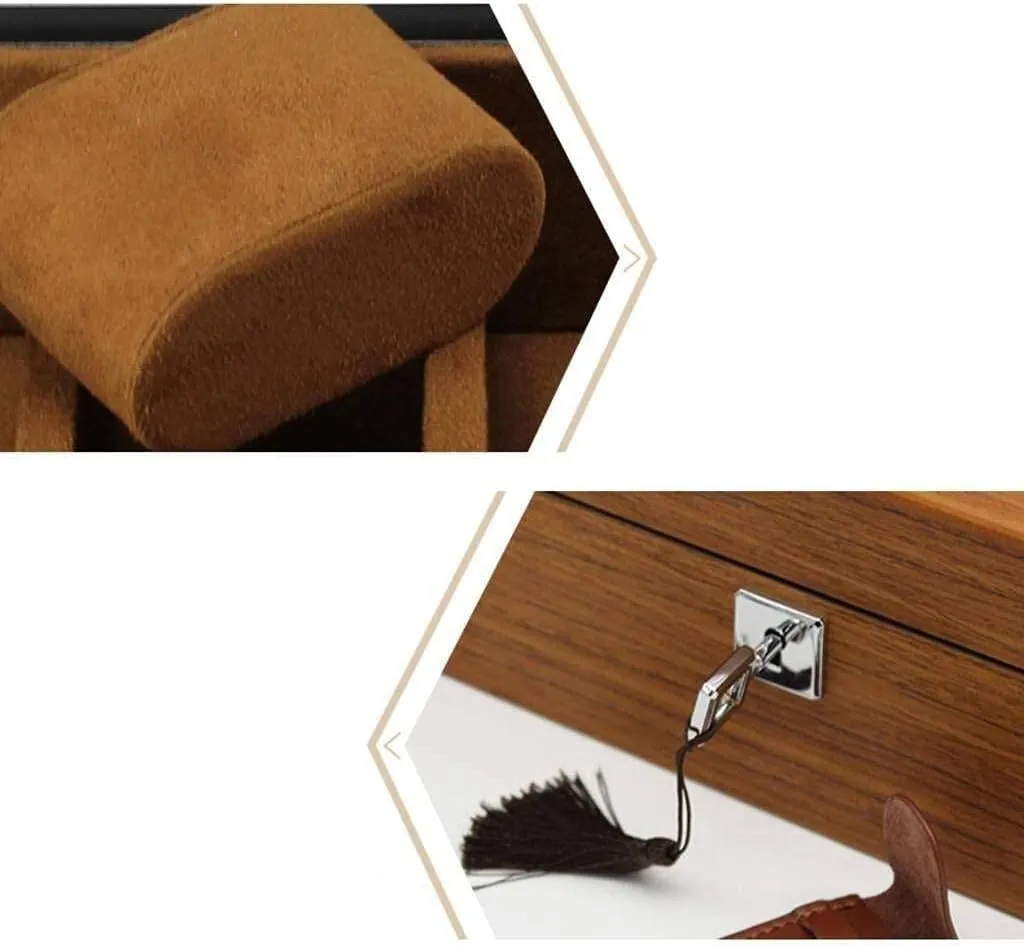 Velvet Pillows Gift of Love (5) Watch Gift Box Mens Jewellery Box Women Watch Box Organizer Wood Large Organizer Personalized eyeball midwest tanker Watch Box 