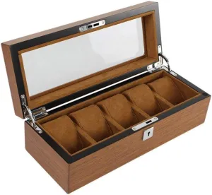 Velvet Pillows Gift of Love (5) Watch Gift Box Mens Jewellery Box Women Watch Box Organizer Wood Large Organizer Personalized eyeball midwest tanker Watch Box 