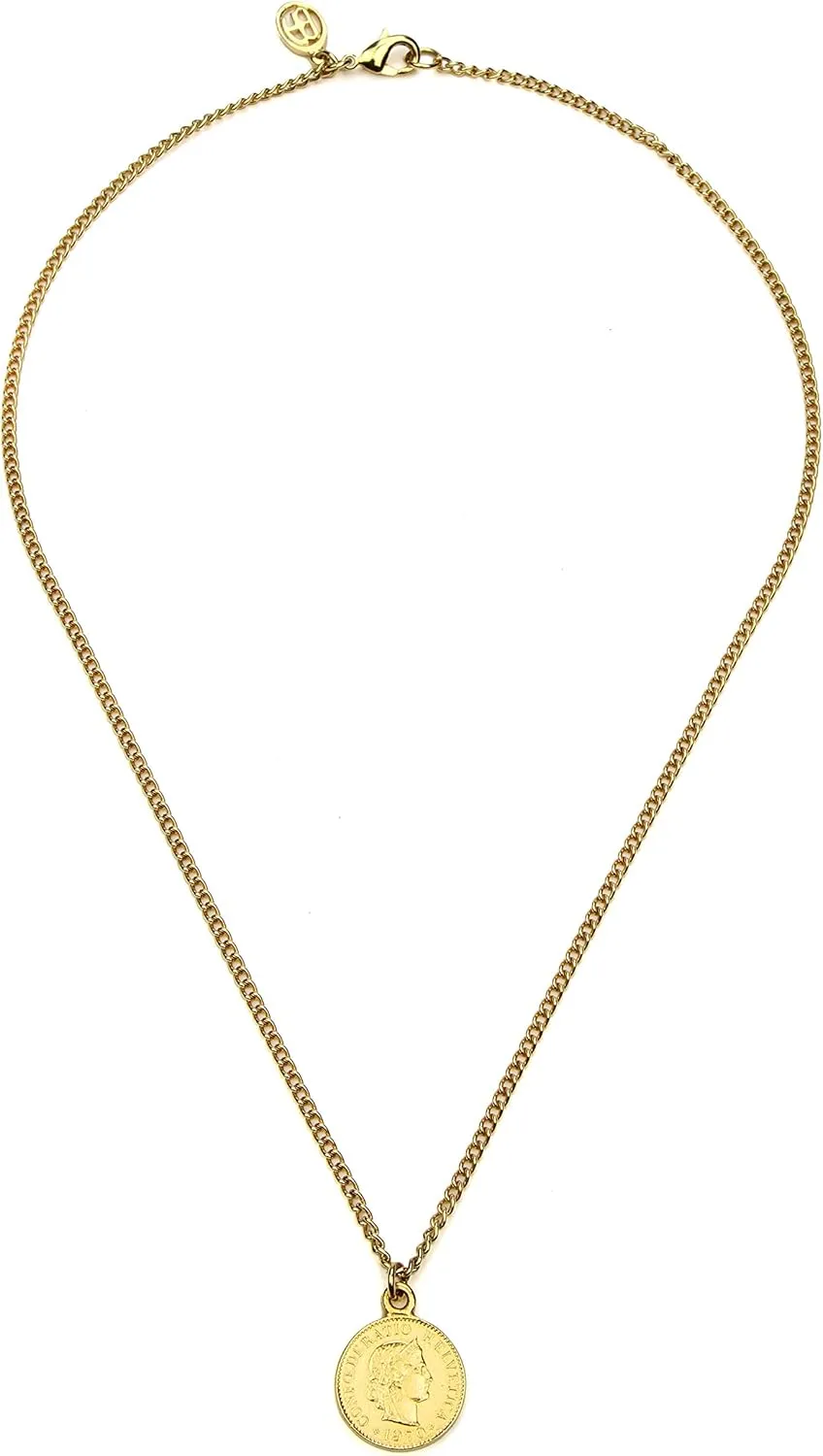 Vintage Bohemian Statement Jewelry Collection 24k Gold Plated polish looseness roman "Moroccan" Coin 