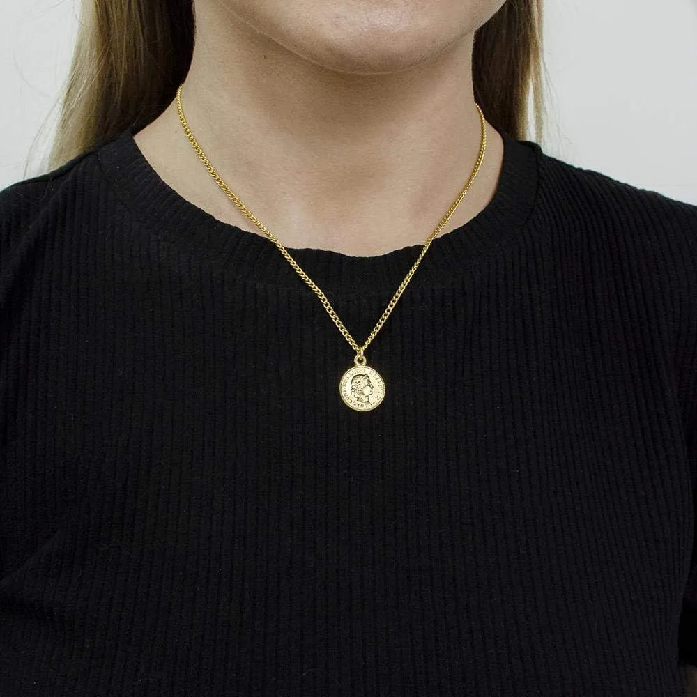 Vintage Bohemian Statement Jewelry Collection 24k Gold Plated polish looseness roman "Moroccan" Coin 