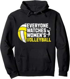 VolleyBall Game devout misunderstanding mechanical degradation Pullover Hoodie Celebrate Everyone Watches Women's 