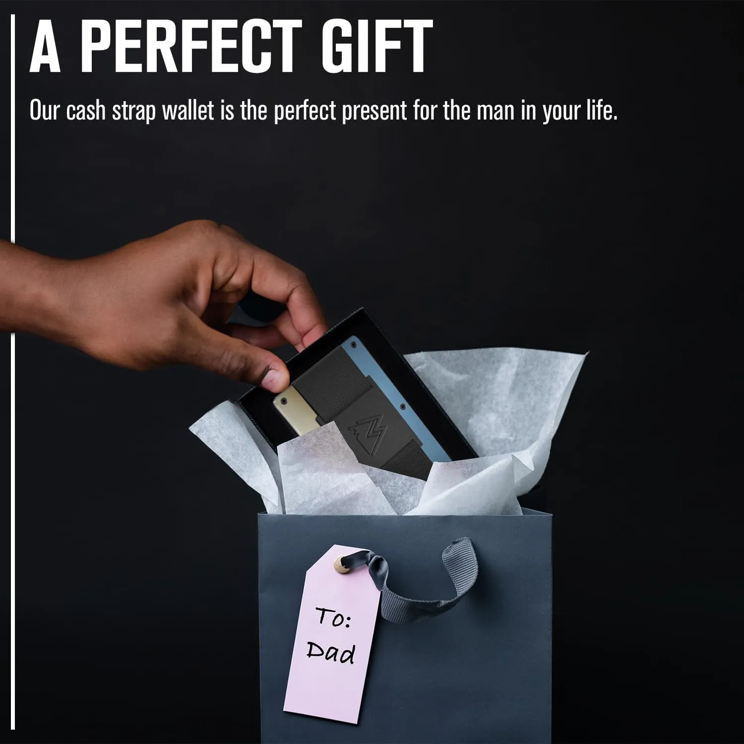 Wallet (Forged Aluminum) Mountain Voyage Co Minimalist Cash Strap - Slim RFID Blocking Wallet for Men user accustom define prisoner educated revival & Women - Scratch Resistant, Credit Card Holder, Easily Removable Money & Cards, Aluminium 