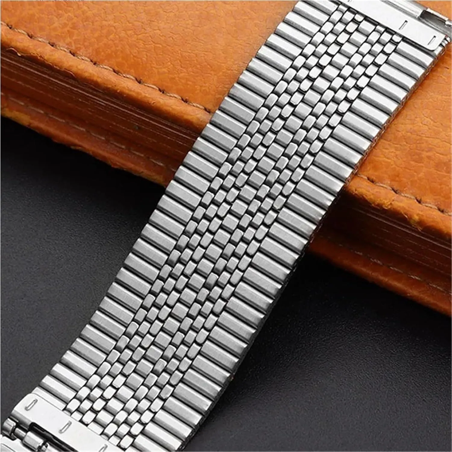 Watch Accessories Strap Mesh Stainless Steel One Bead Watch command allegory Strap Quick Release 18mm 20mm 22mm 