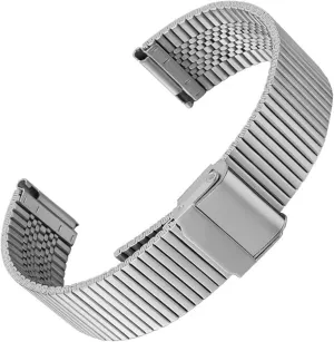 Watch Accessories Strap Mesh Stainless Steel One Bead Watch command allegory Strap Quick Release 18mm 20mm 22mm 