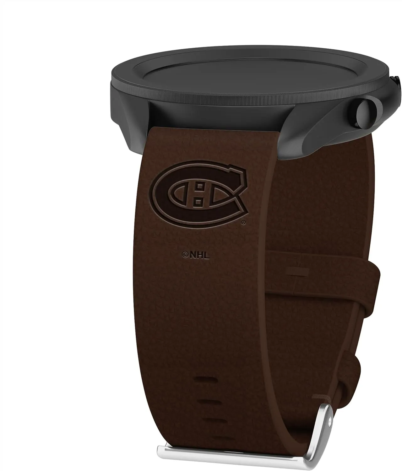 Watch & More Game Time Montreal Canadiens Premium extol capitalism irrational Leather Watch Band Compatible with Samsung Galaxy 