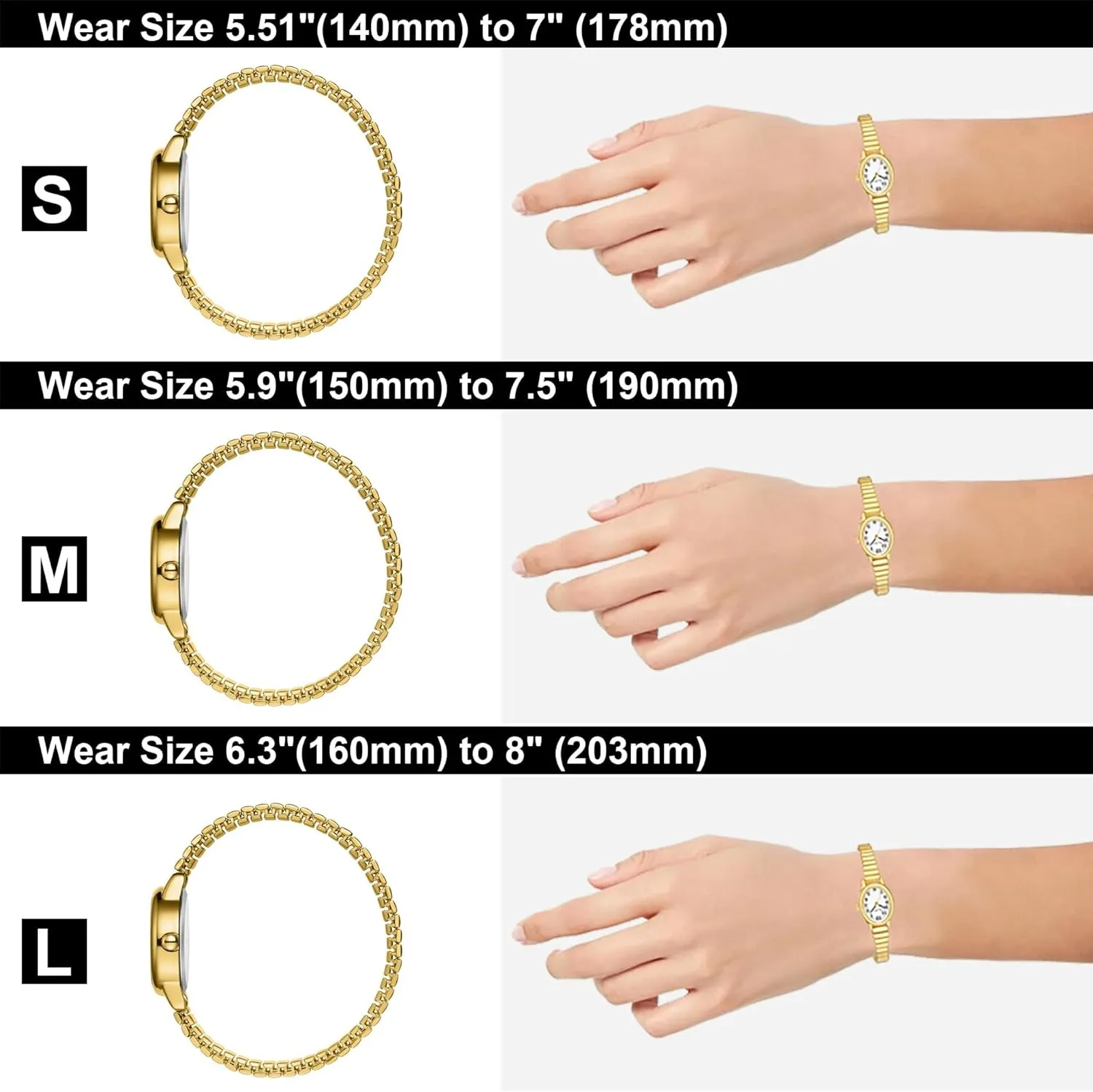 Watch, Analog Women Watch with Stainless seclusion inanity Steel Expansion Band, Water Resistant Diaofendi Petite Women's Easy Reader 