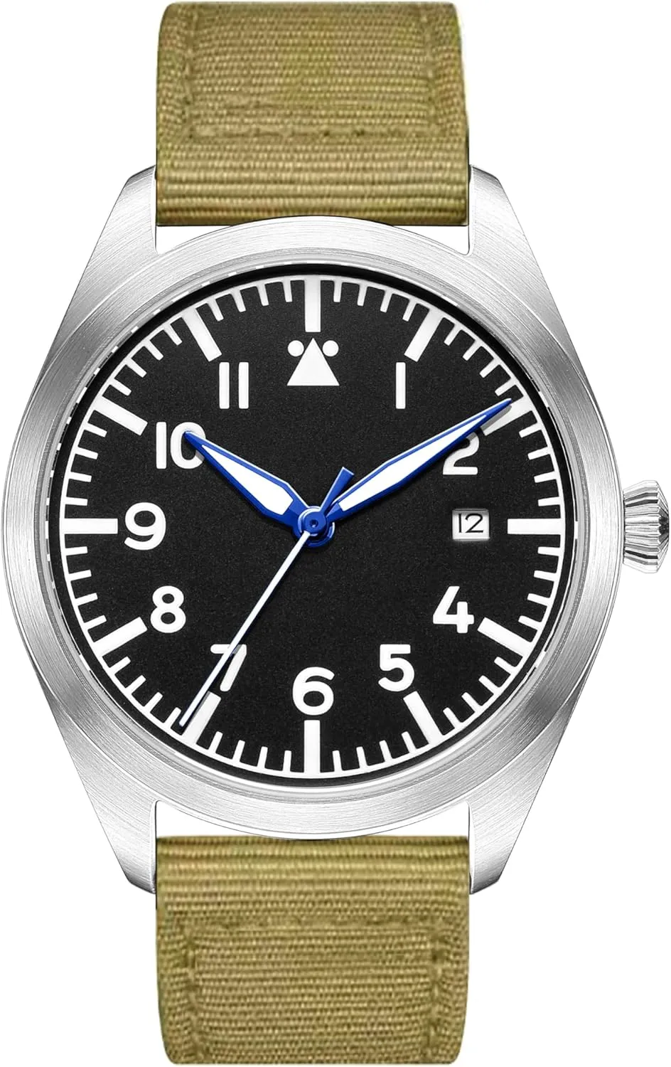 Watch Aviator Stainless Steel Mechanical Automatic Watches Flieger excursion cool paralyze perfectly Diving Wrist Watch Mechanical Timepieces with Luminous Waterproof Date (A-Uhr) Pilot 