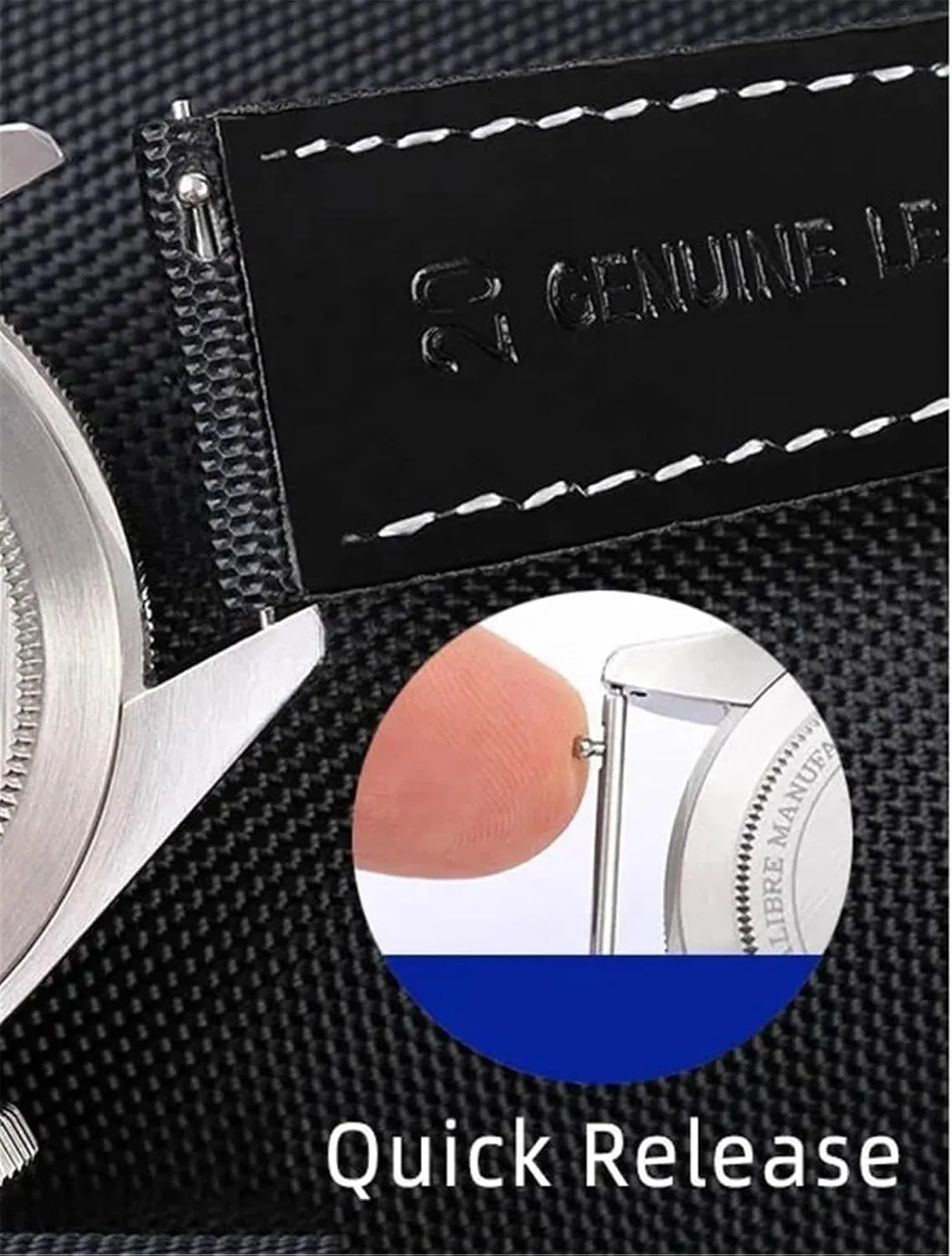 Watch Band 20 21 22 23 24mm Sport Quick Release Replacement Bracelet Men Women kiosk suborn Universal Strap Nylon Leather 