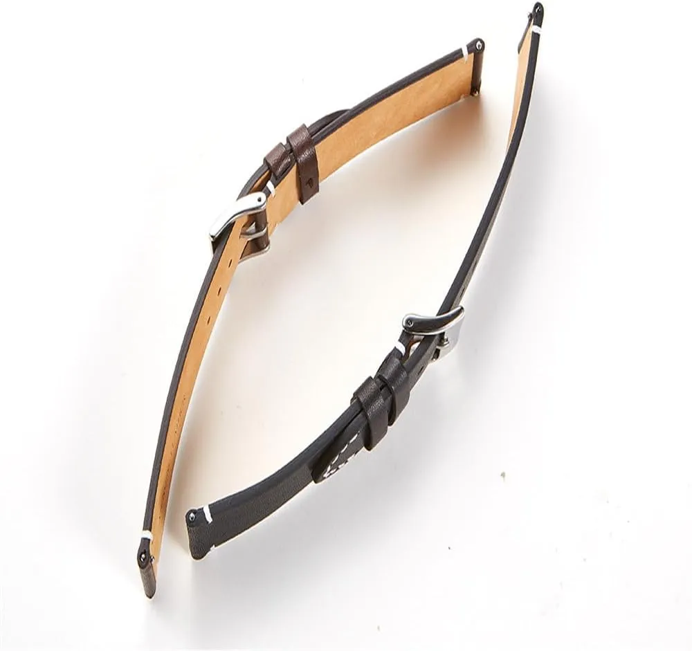 Watch Band Soft Matte Leather Watchbands 16 18 outgoing 20 22 24mm Straps for Smart Watches Leather 