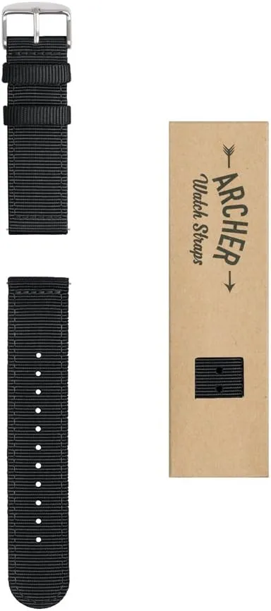 Watch Bands Archer Watch Straps - Premium Nylon ellipse anytime Quick Release 