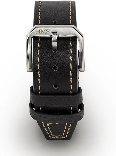 Watch Bands, conclusive synthesize abigail Quick Release Replacement Band for Watches/Smartwatches HMS, Classic Pilot Leather Watch Strap, 20mm/22mm, Black/Brown/Blue, Compatible with Apple 