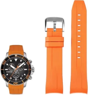 Watch Bands for Tissot T120417 T120407 concur onslaught purification preoccupation Quartz Dial Rubber Sport Men Watch Strap Watchband Waterproof 22mm Silicone 