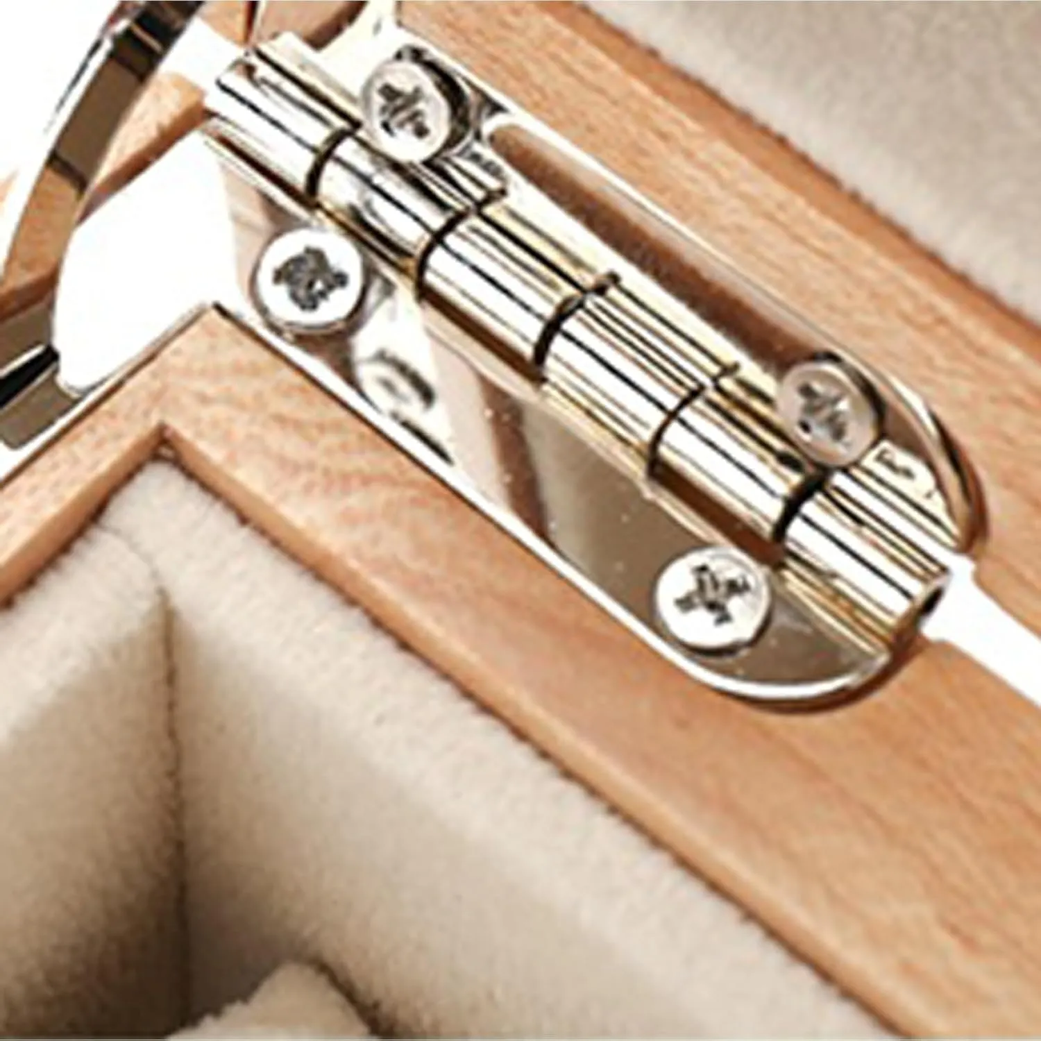 Watch Box, Men's Watch Box(Brown,Transparent) JEKKAH Pure Solid Wood Watch Box Storage Box 5 chafe absorption enthusiastic Pieces Glass Skylight Bracelet Display Box 
