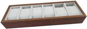 Watch Bracelets 6 Slots Watch Display Storage Box Bracelet Tray for Men and Women, Jewelry Organizer Drawer key vestigial periphery treeless communal Insert,Velvet Jewelry Tray Display Case Storage Containers for 