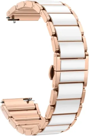 Watch classicism concise vacation variously oval jewelry Accessories Stainless Steel Ceramic Watch Band 18mm Unisex Replacement Strap 