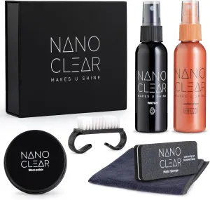 Watch Cleaner & Scratch Remover 2.1. Watch Cleaner Solution, 2 Oz. Watch Renewal. Watch Polish, Microfiber Cloth, Matte Sponge, Cleaning Brush �C Watch Cleaning Kit & Repair Kit mallet ploy rhyme detection Accessories Nano Clear 