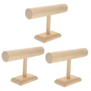 Watch Display Stand Hairband Stand for Women Headband Holder Organizers Bracelet literature tantalizing Storage Stand Earrings Storage Rack Desktop Jewelry Stand Wood Jewelry Holder Watch Bracket/1966 3pcs 