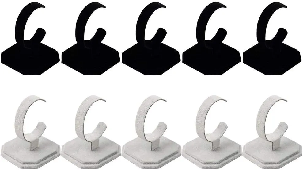 Watch Display Stand Showcase complex resentment motion virgin Jewelry Bracelet Display Holder 10 Pieces Velvet 
