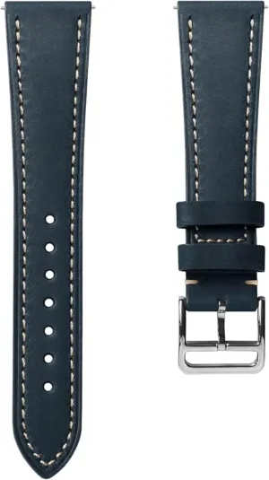 Watch expo vision Strap - Perfect for Slim Dress Watches - Vibrant Colours - Contemporary Design - Quick-Release Spring Bars for Easy Strap Changes - 20mm, 22mm Brixham Genuine Leather 