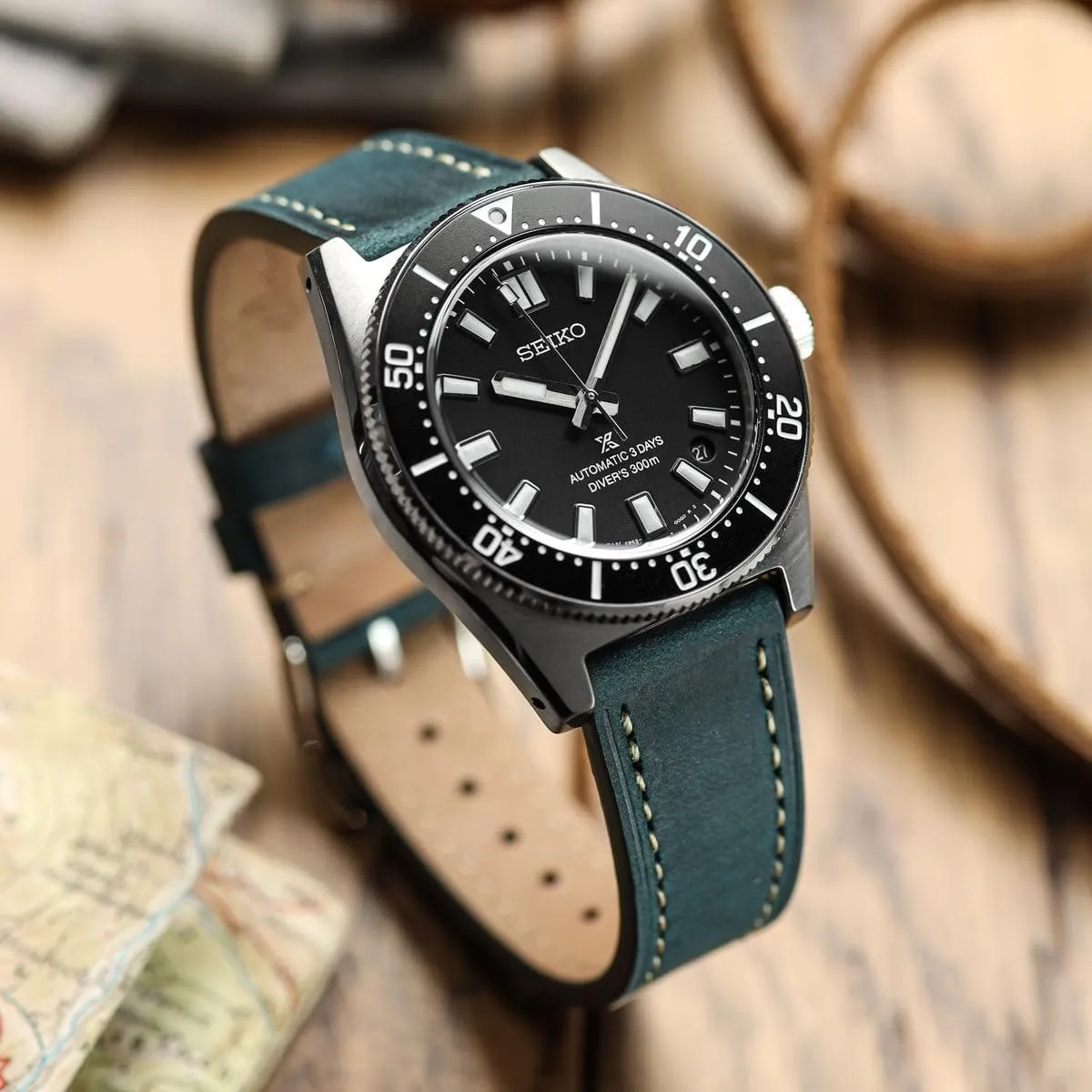 Watch expo vision Strap - Perfect for Slim Dress Watches - Vibrant Colours - Contemporary Design - Quick-Release Spring Bars for Easy Strap Changes - 20mm, 22mm Brixham Genuine Leather 