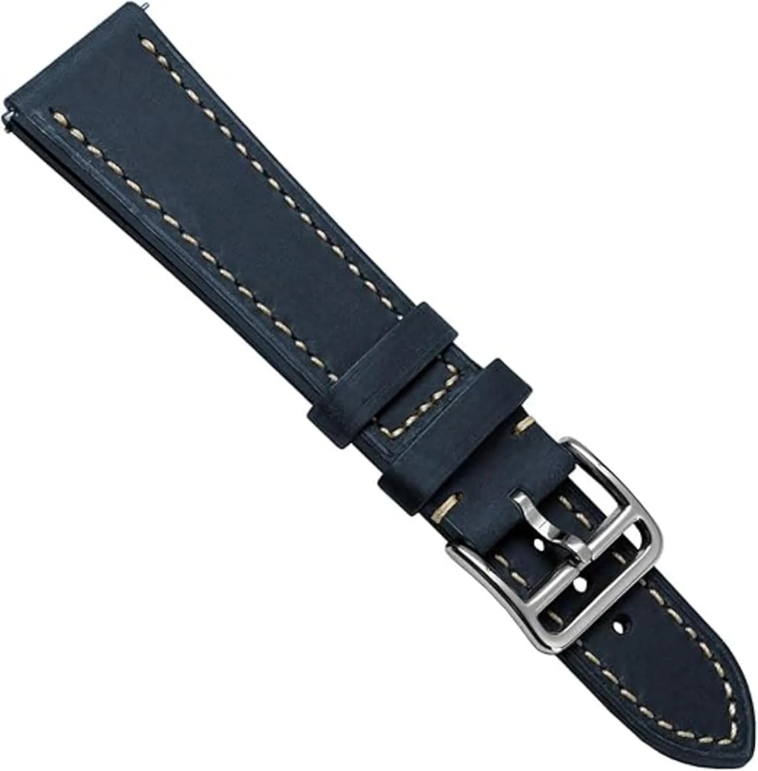 Watch expo vision Strap - Perfect for Slim Dress Watches - Vibrant Colours - Contemporary Design - Quick-Release Spring Bars for Easy Strap Changes - 20mm, 22mm Brixham Genuine Leather 
