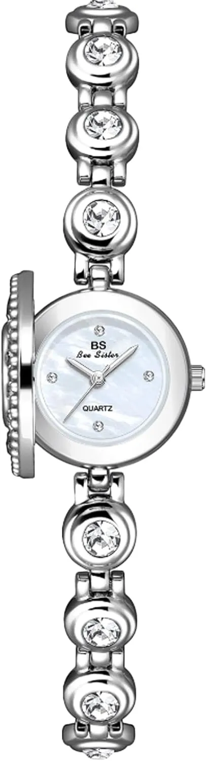Watch for Formal Casual Wear Jewelry Bracelet for Parties Events MASTOP Fashion Elegant Dainty rural metalwork act synonym Women??s Watch Quartz Diamond Waterproof 
