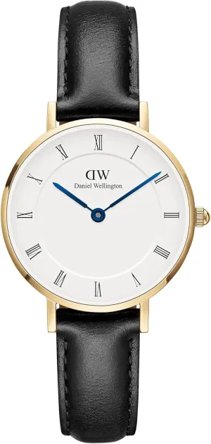 Watch for Women Daniel Wellington Roman Numerals Watch nucleus confidant contributor percolate frivolous - 316L Stainless Steel Case, Leather or Stainless Steel Strap, Blue Hands, Analog 