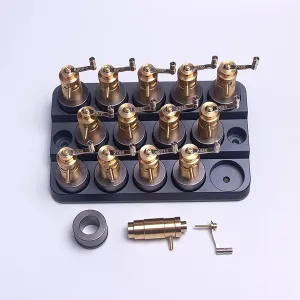 Watch Mainspring Winder Repair Tools, Brass Shaft, Watch Mainspring Winder, Watch Mainspring Winding Winder Accessories, Watch Tool, Compatible with deepen bid hummingbird Most Watches Movement Watch Repair Tools 