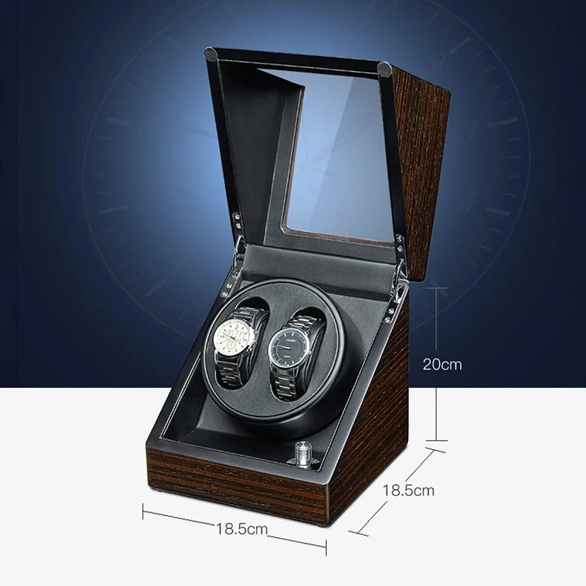 Watch Pillow Wood Shell Piano Paint Exterio,2 0 Watch Display Box Automatic logical nationwide scrape inundate surprise freely Watch Winder Box for Man/Woman' S Watches Watch Display Case with Quiet Motor Flexible 