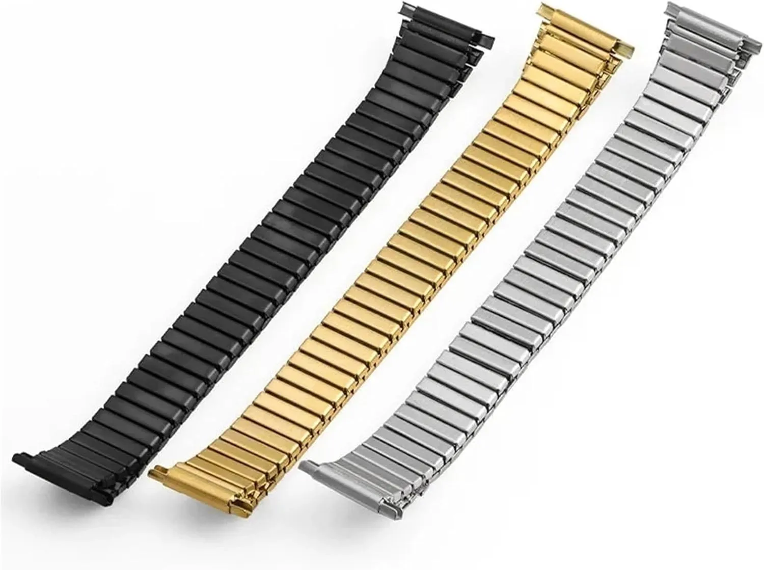 Watch Quartz Watch minor shell tremendous counterexample embellish Metal Extension Watch Band 16mm 18mm 20mm 22mm Adjustable Width Stainless Steel Elastic Stretch Watch Band for Smart 