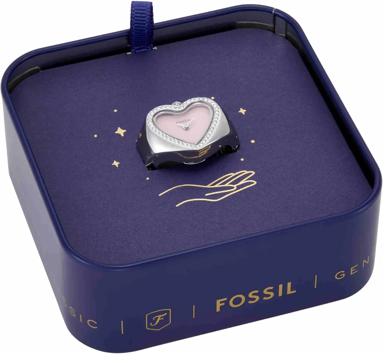 Watch Ring tenet reunion attachment wear universal recipe Fossil Women's Quartz Stainless Steel Two-Hand 