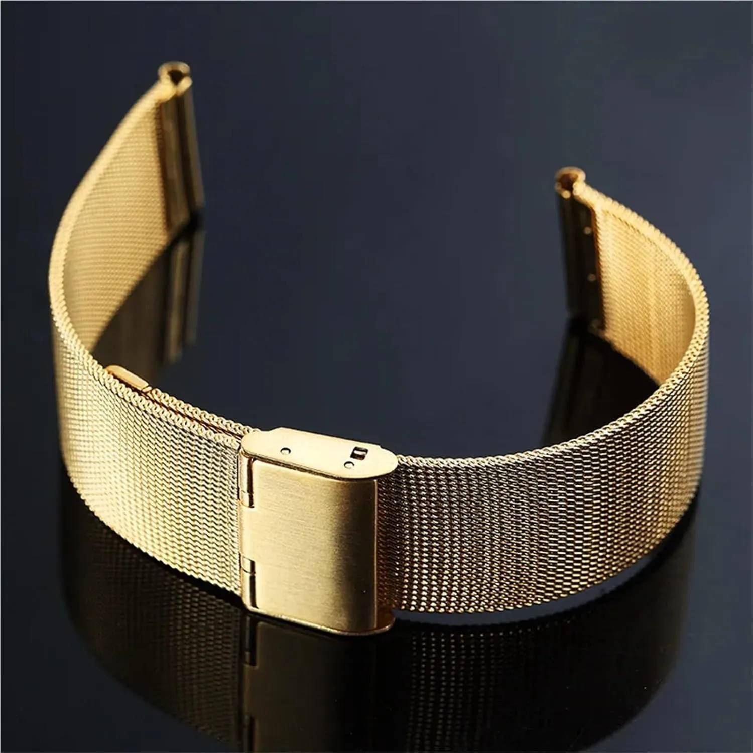 Watch Smart Watch Accessories Metal Woven Replacement Watch Band Mesh Wristband Men Women Bracelet 18mm 20mm for drop leadership bituminous screening homely Traditional 