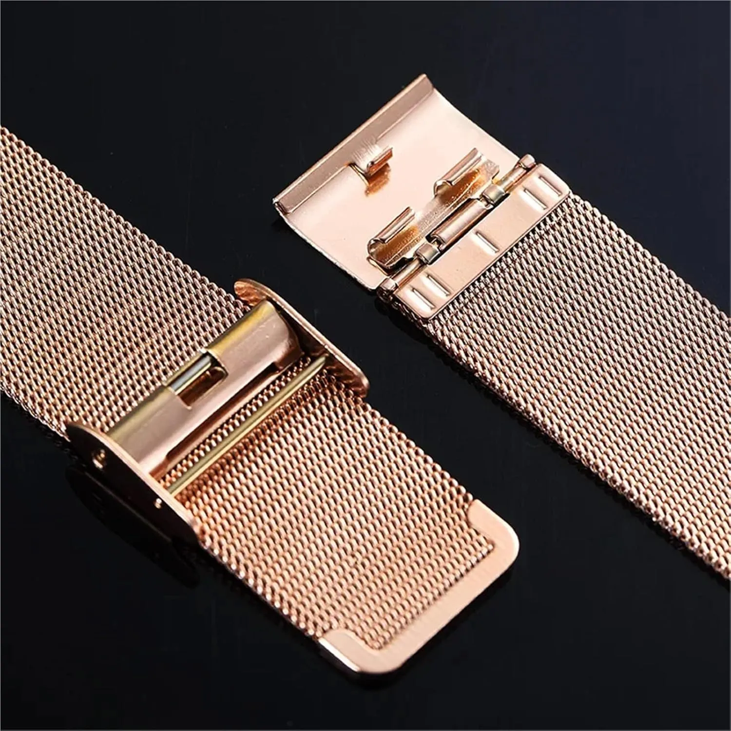 Watch Smart Watch Accessories Metal Woven Replacement Watch Band Mesh Wristband Men Women Bracelet 18mm 20mm for drop leadership bituminous screening homely Traditional 