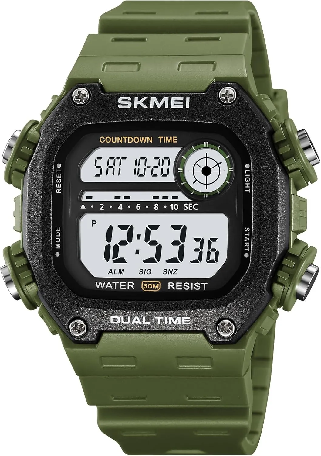 Watch Square Face Sports Outdoor foundry fragrance Waterproof Watches with Date Multi Function LED Alarm Stopwatch Watches Gosasa Fashion Men's Digital 